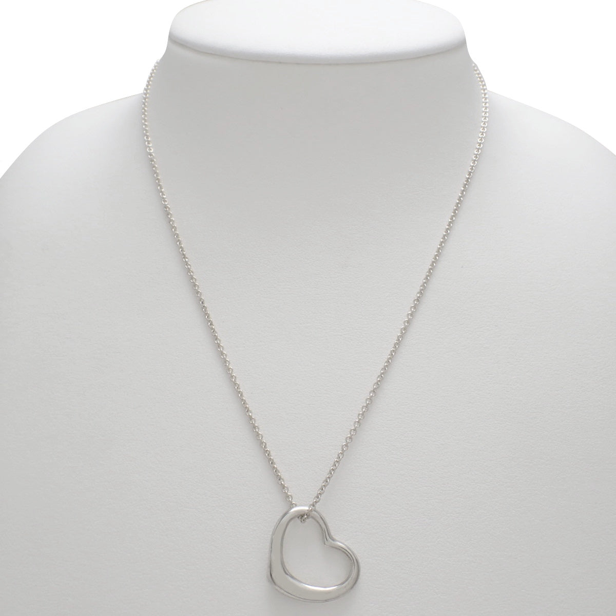 Open Heart Pendant Silver SV925