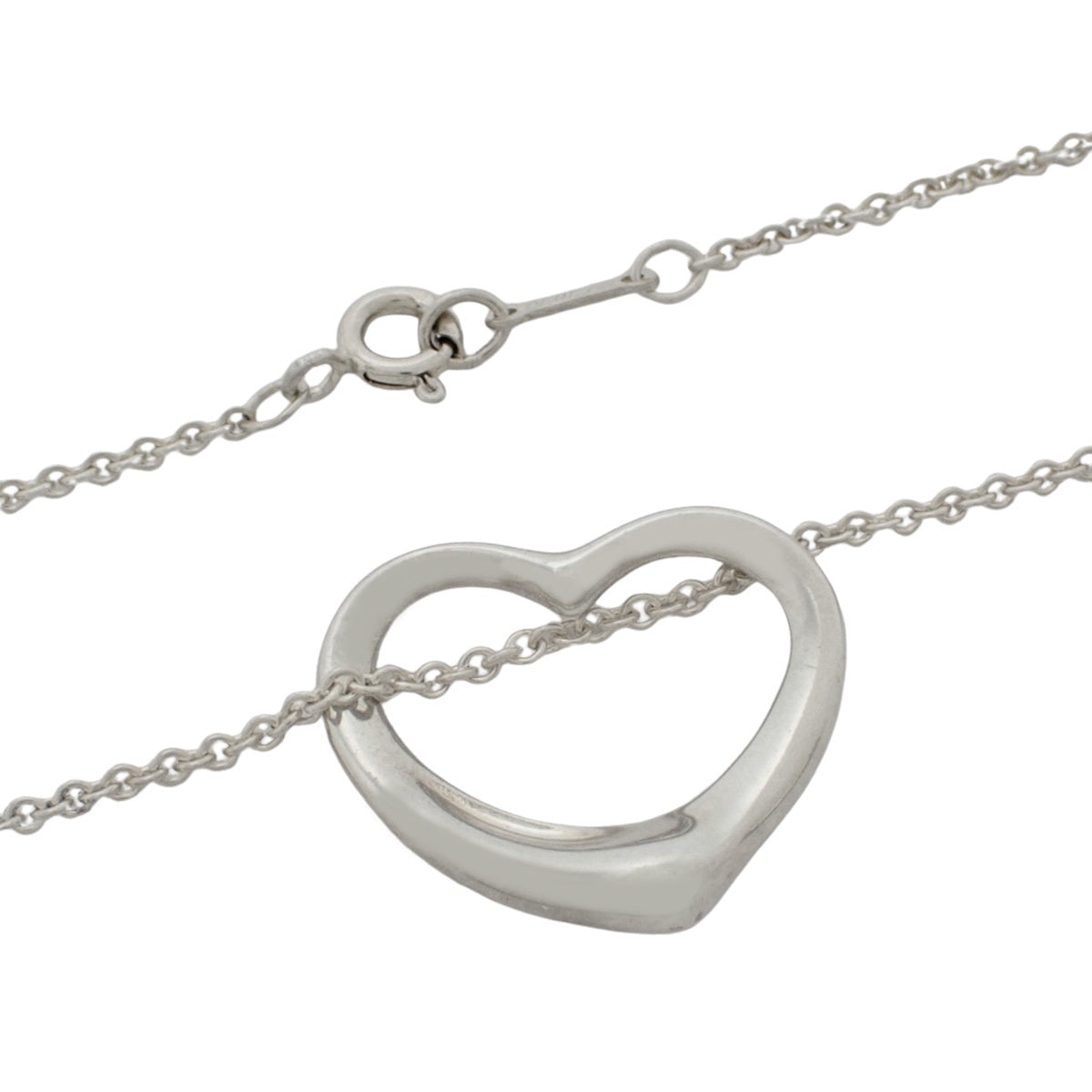 Open Heart Pendant Silver SV925