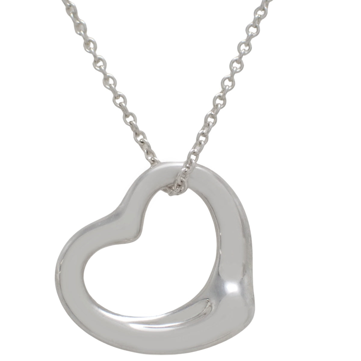 Open Heart Pendant, Silver SV925, 7.0g