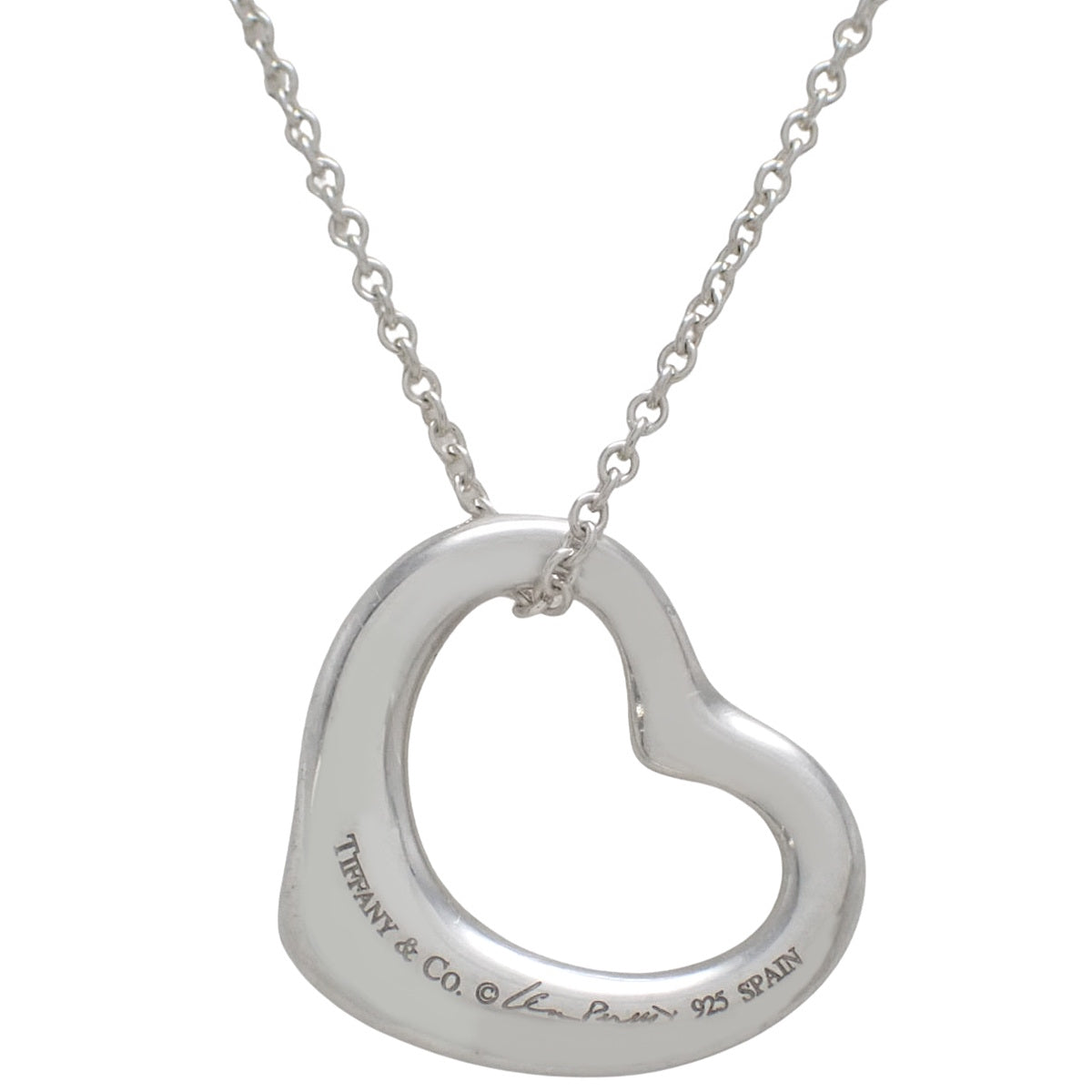 Open Heart Pendant, Silver SV925, 7.0g