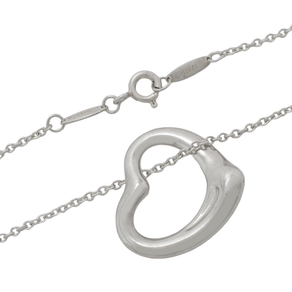 Open Heart Pendant, Silver SV925, 7.0g