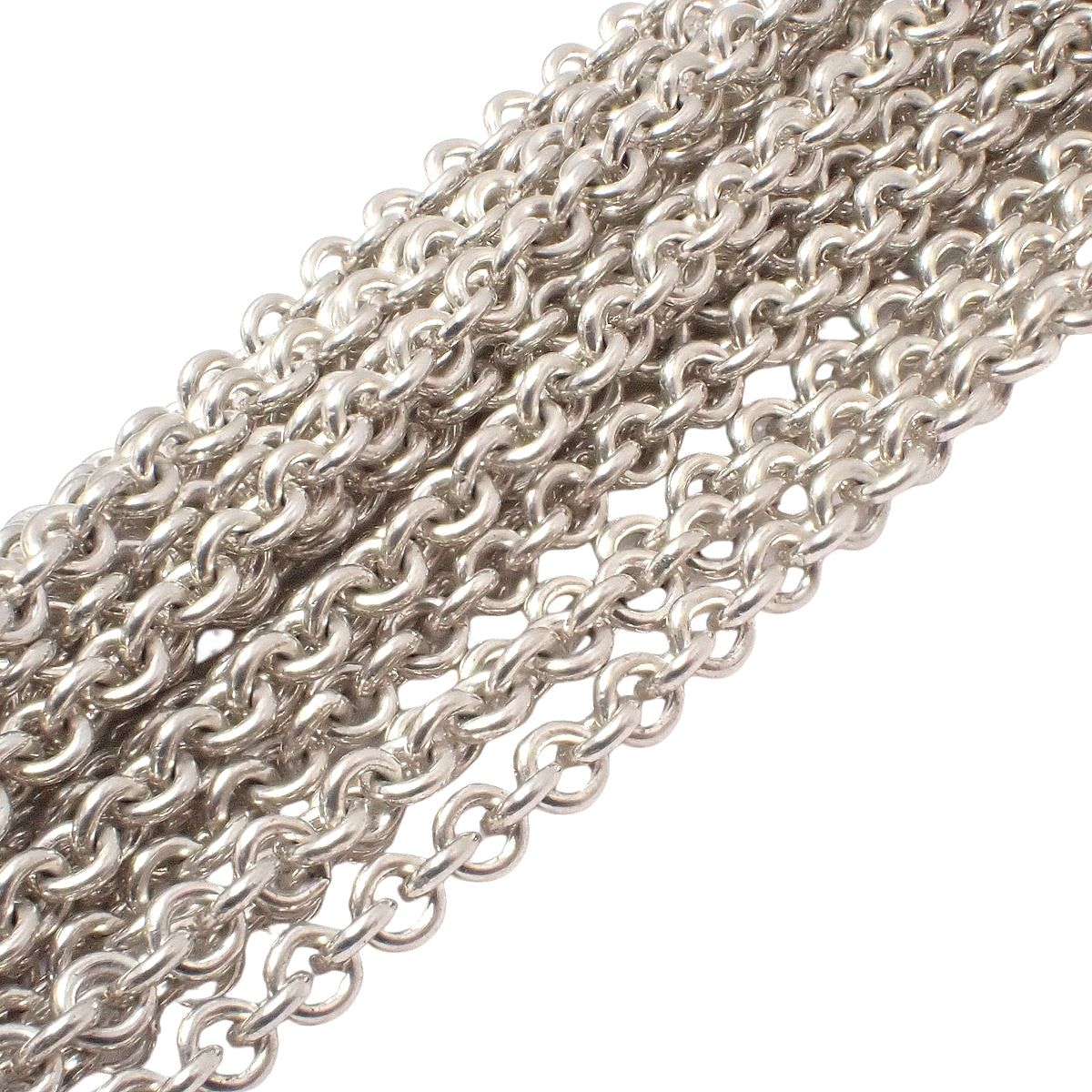 Open Heart Toggle Necklace Silver SV925