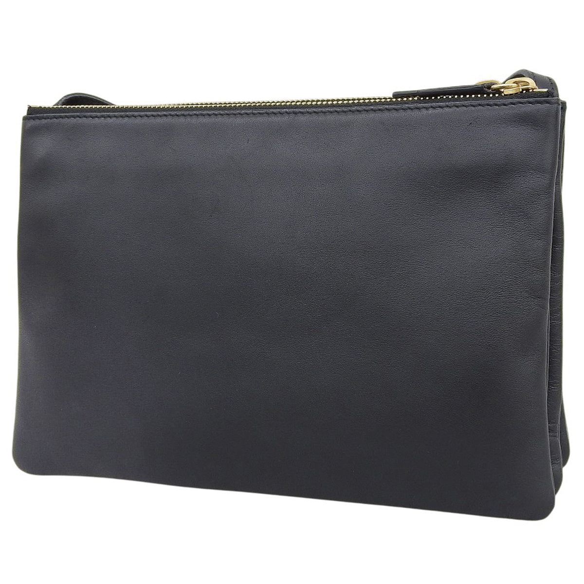 トリオ ラージ ラムスキン ブラック 171453ETA