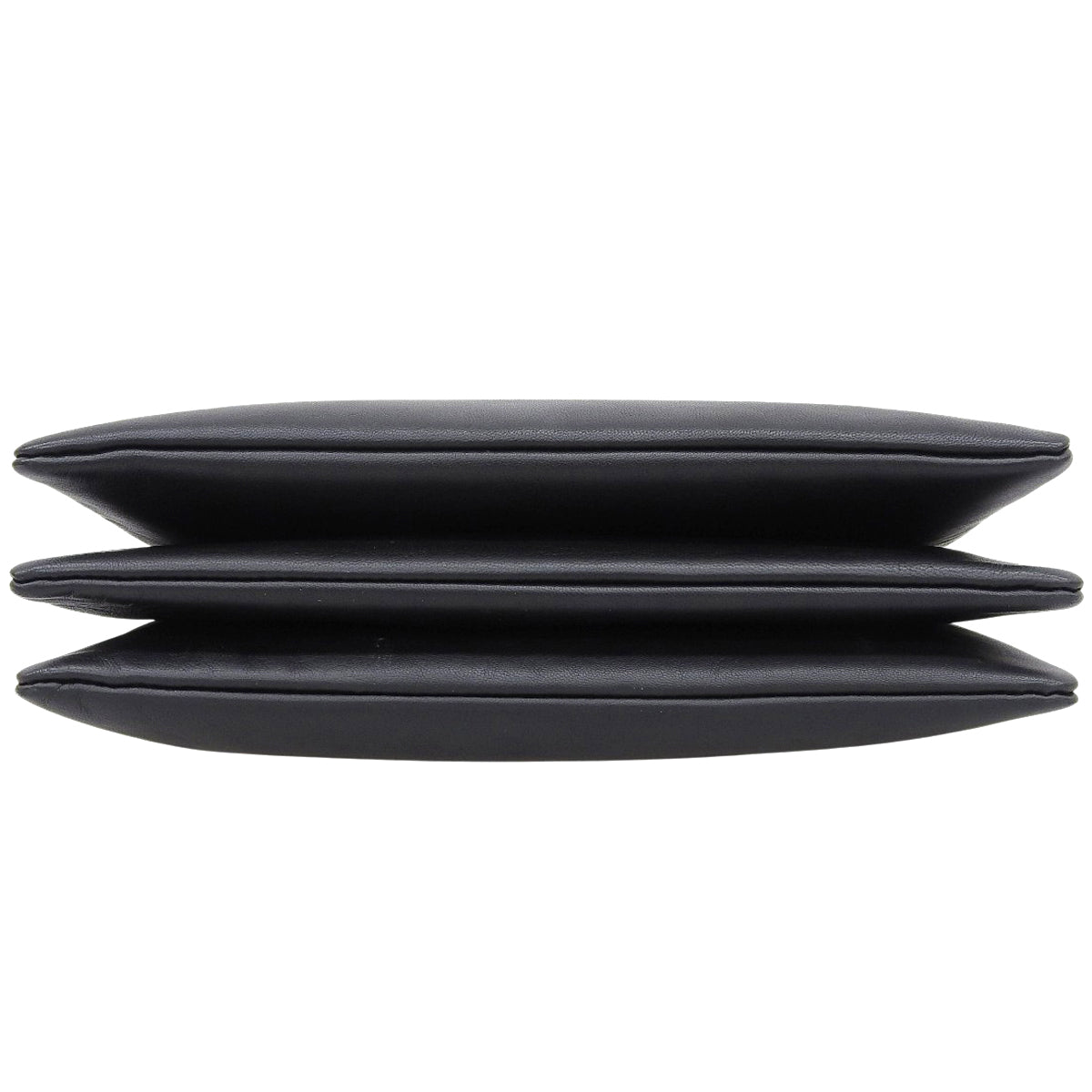 トリオ ラージ ラムスキン ブラック 171453ETA