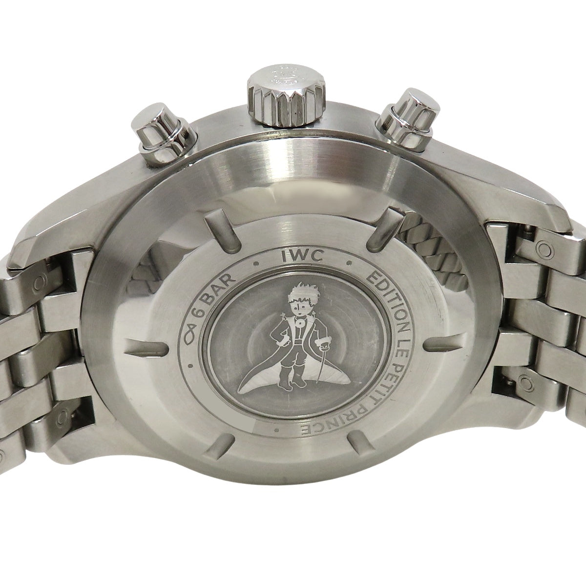 Pilot Watch Chronograph Le Petit Prince IW377717 SS Blue Automatic Men's