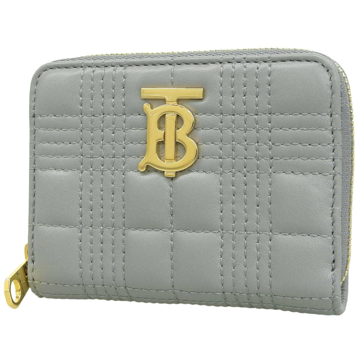 ローラ カードホルダー レザー グレー