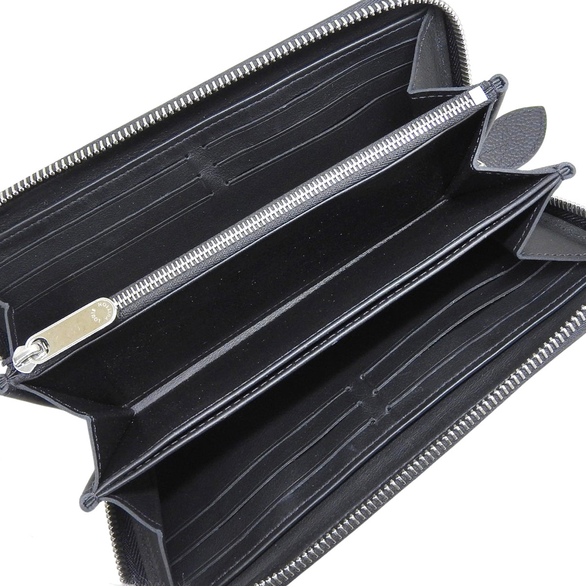 Monogram Mahina Zippy Wallet, Mahina Leather, Noir (M61867)