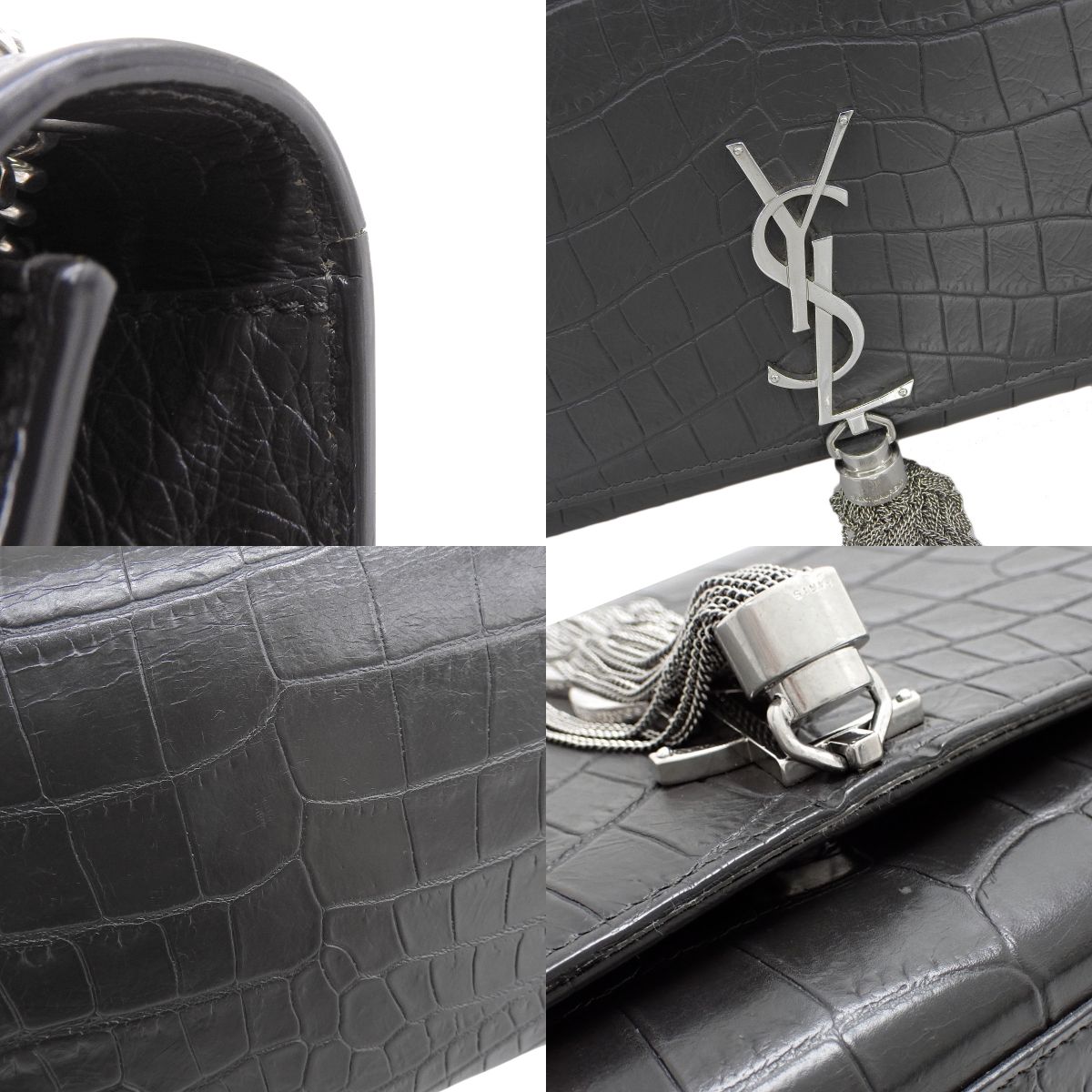 ケイトタッセル ミディアム カーフ グレー 354119