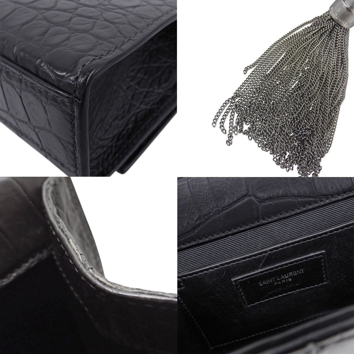 ケイトタッセル ミディアム カーフ グレー 354119