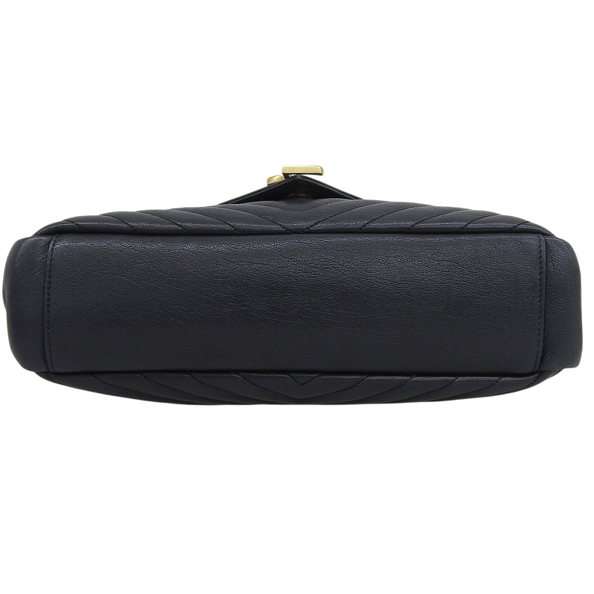 カレッジ ラージ レザー ブラック