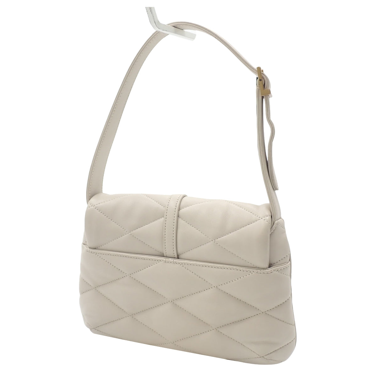 One-handle bag in ivory leather 698567