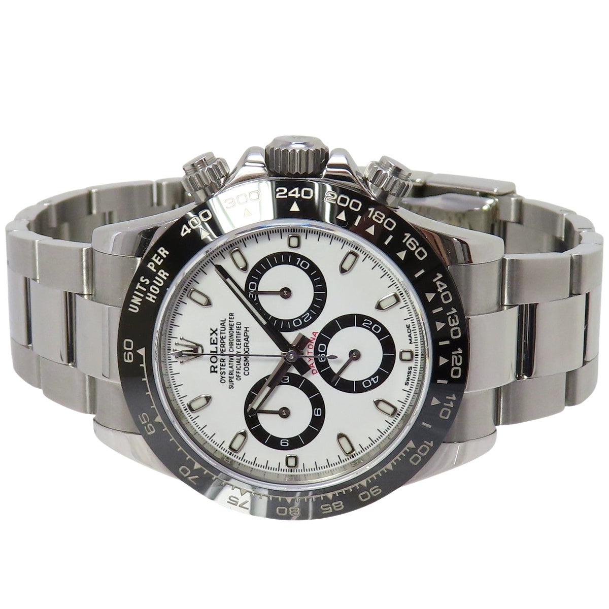 Daytona 116500LN Stainless Steel Random Number White Automatic Men's