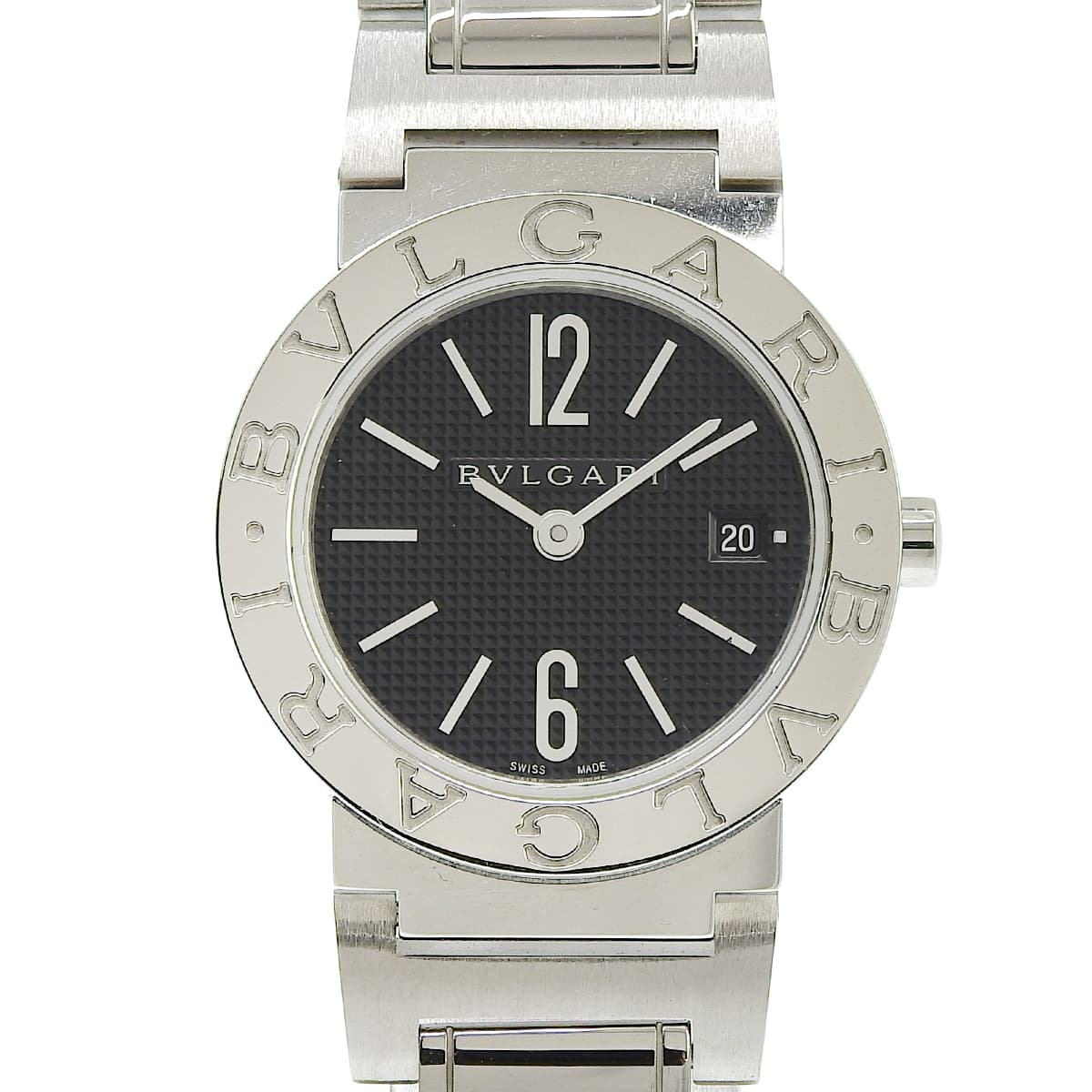 ブルガリ ブルガリ BBL26S SS ブラック クオーツ レディース