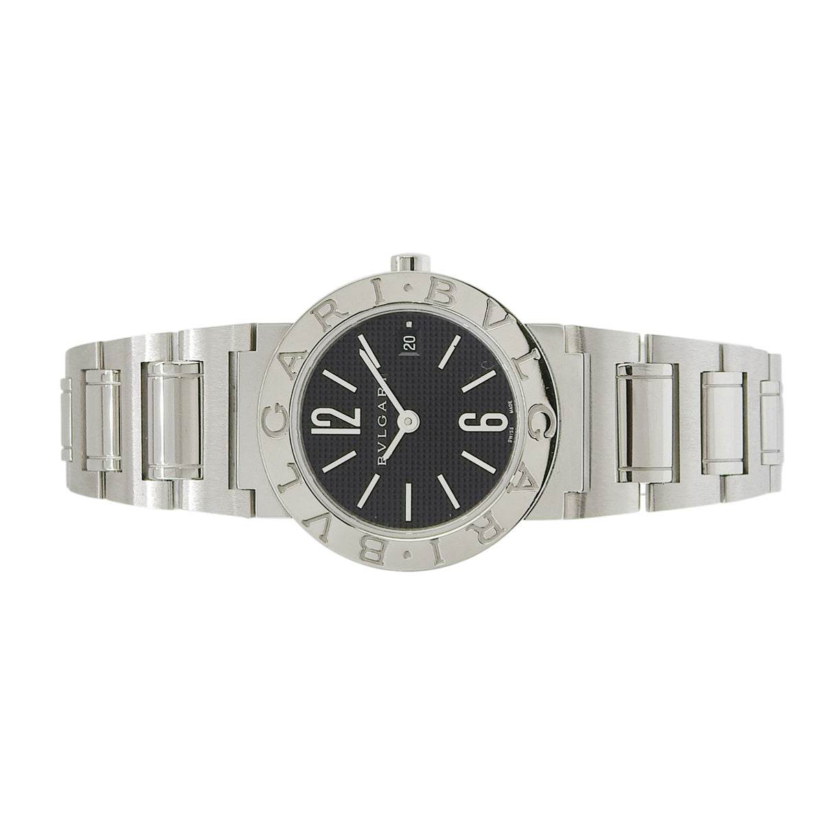 ブルガリ ブルガリ BBL26S SS ブラック クオーツ レディース