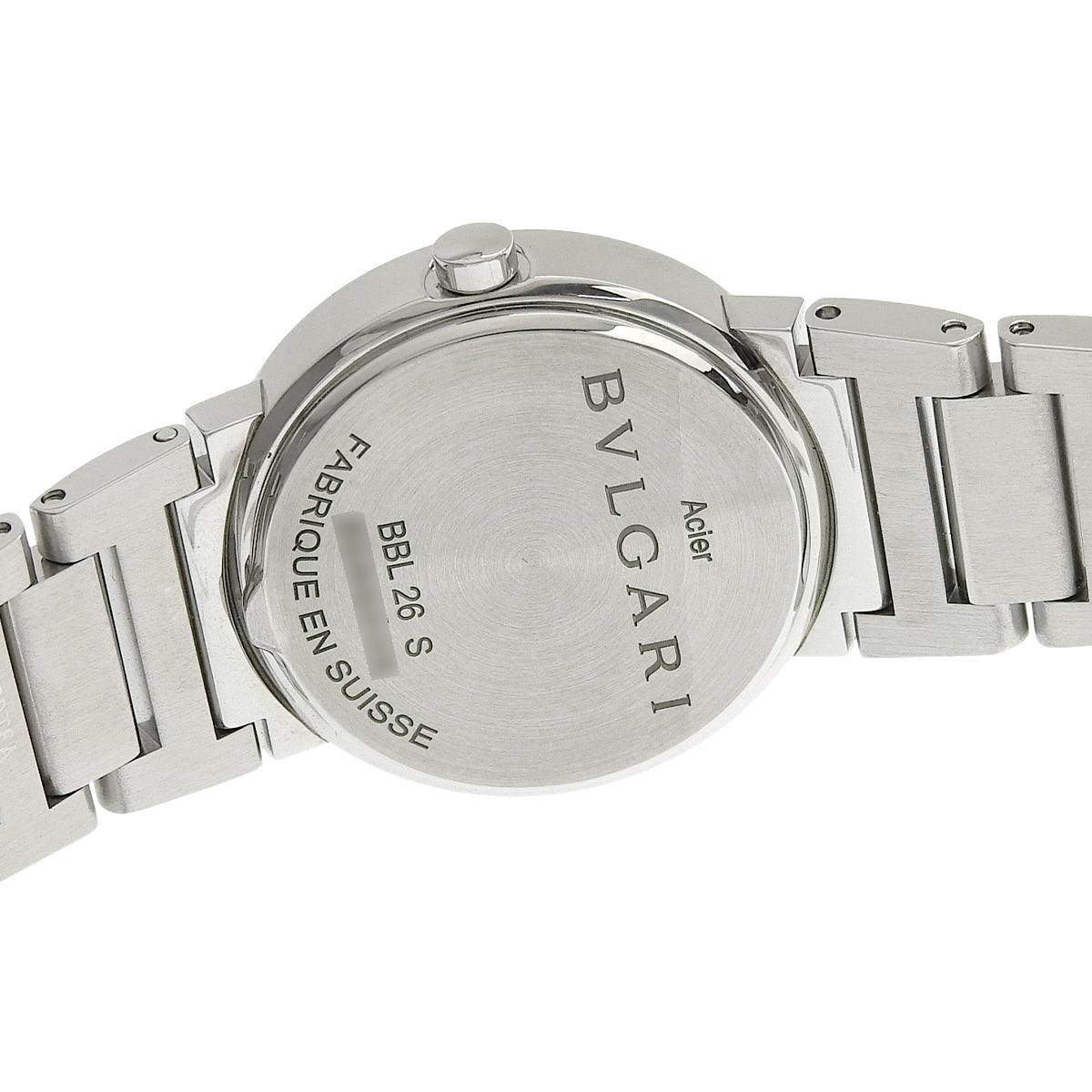 ブルガリ ブルガリ BBL26S SS ブラック クオーツ レディース