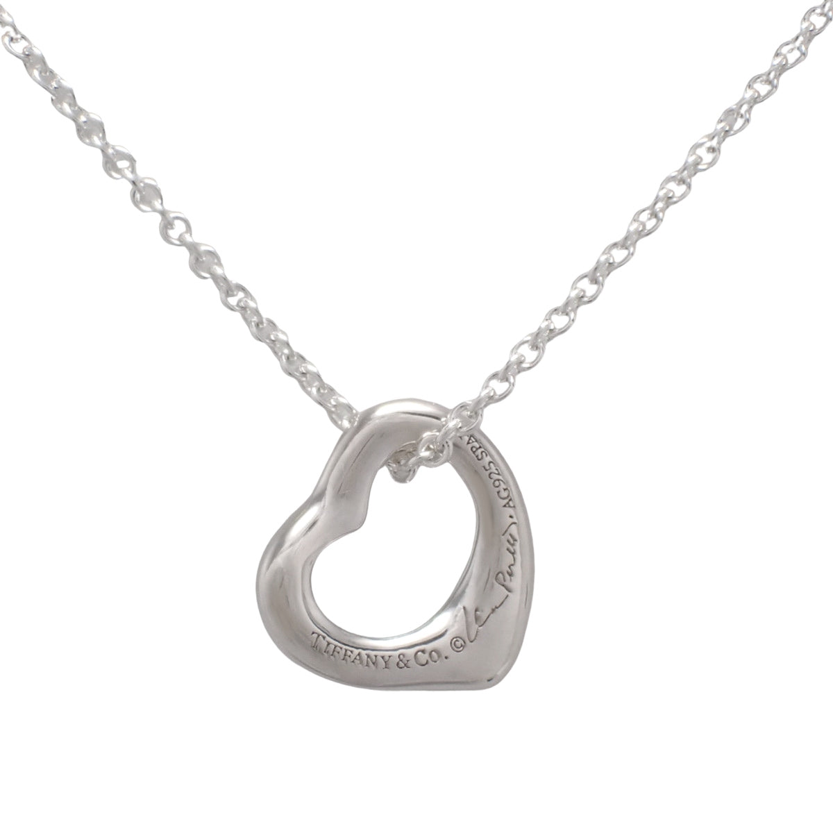 オープン ハート ペンダント シルバー SV925