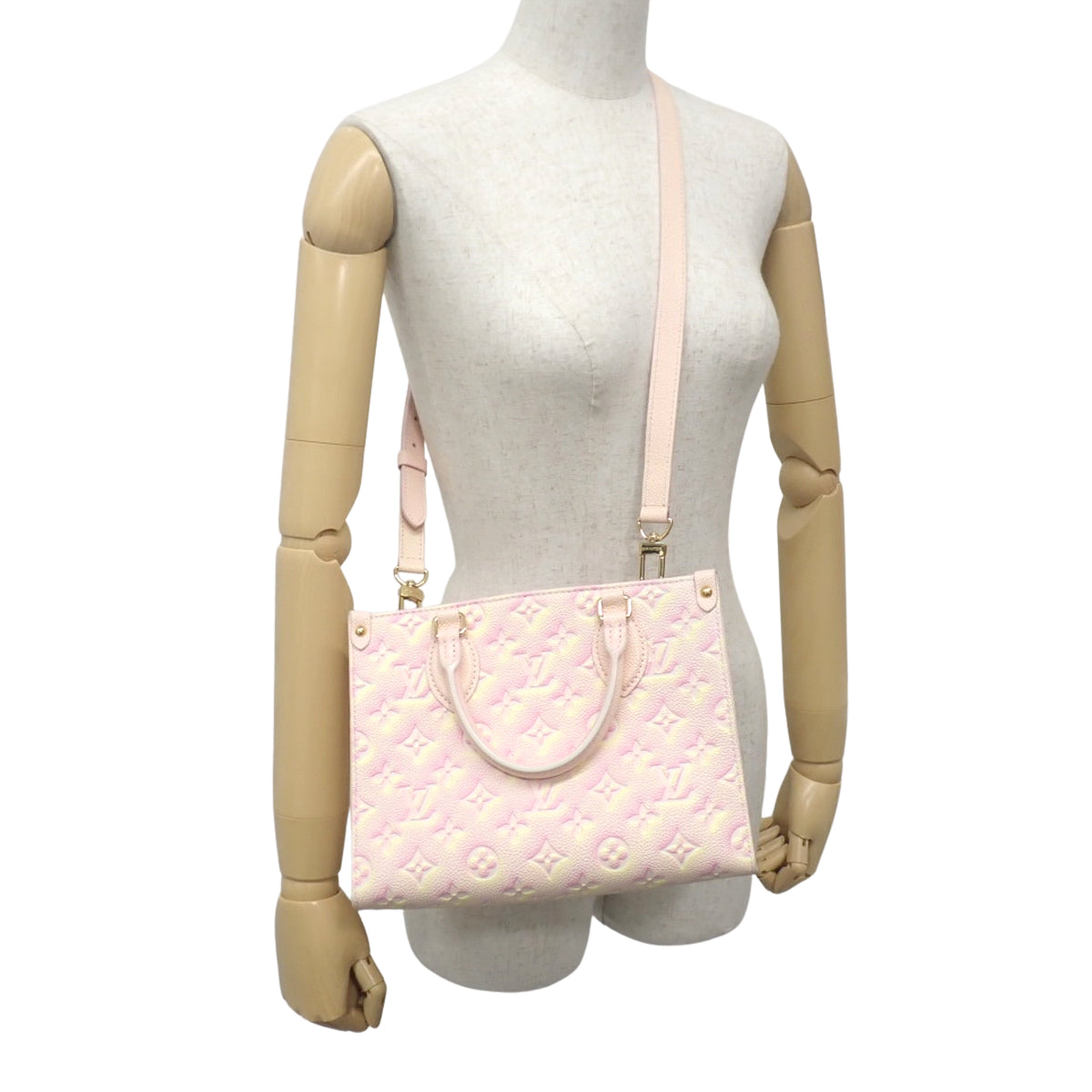 モノグラム・アンプラント オンザゴーPM ライトピンク M46168