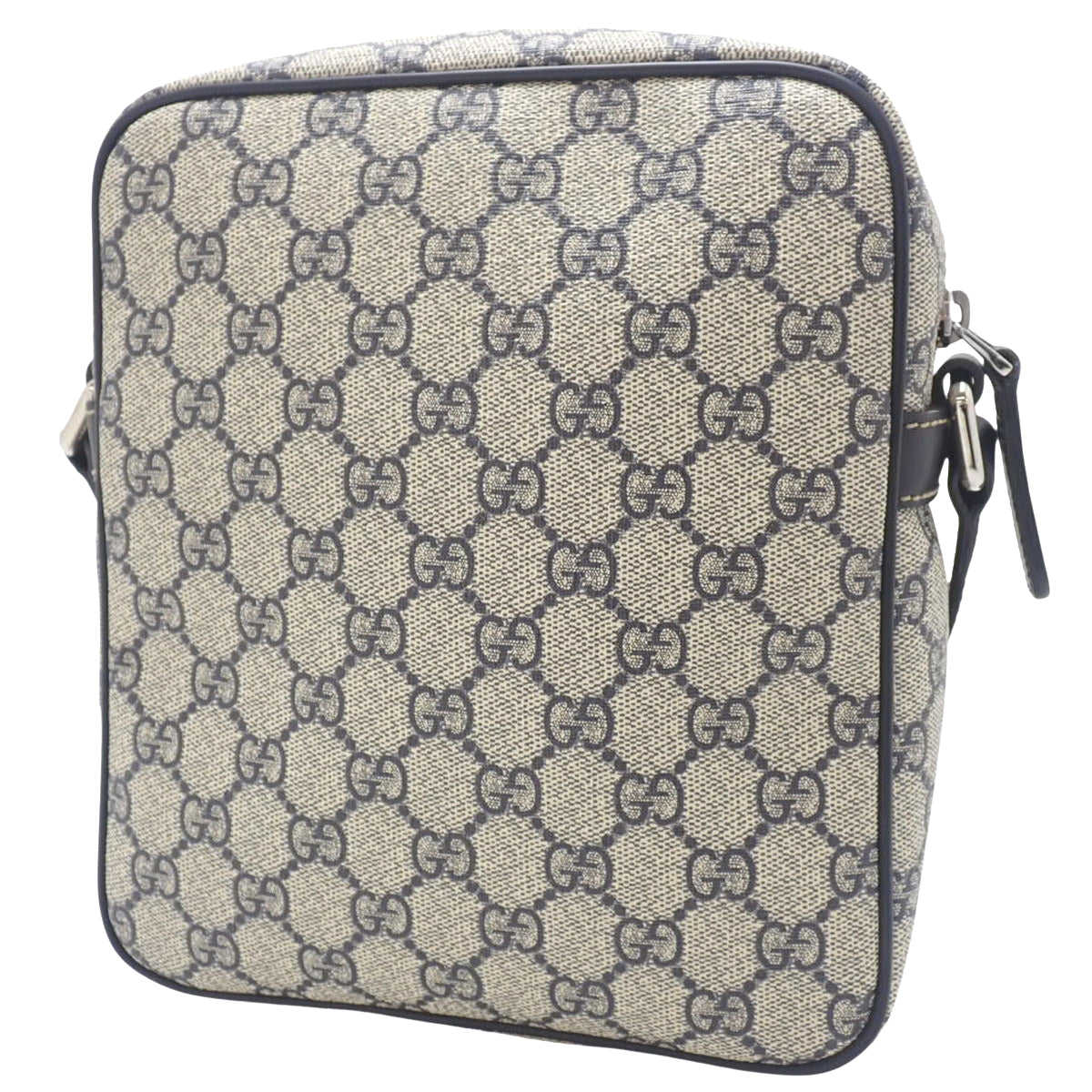 GGスプリーム ショルダーバッグ ネイビー ベージュ 233268