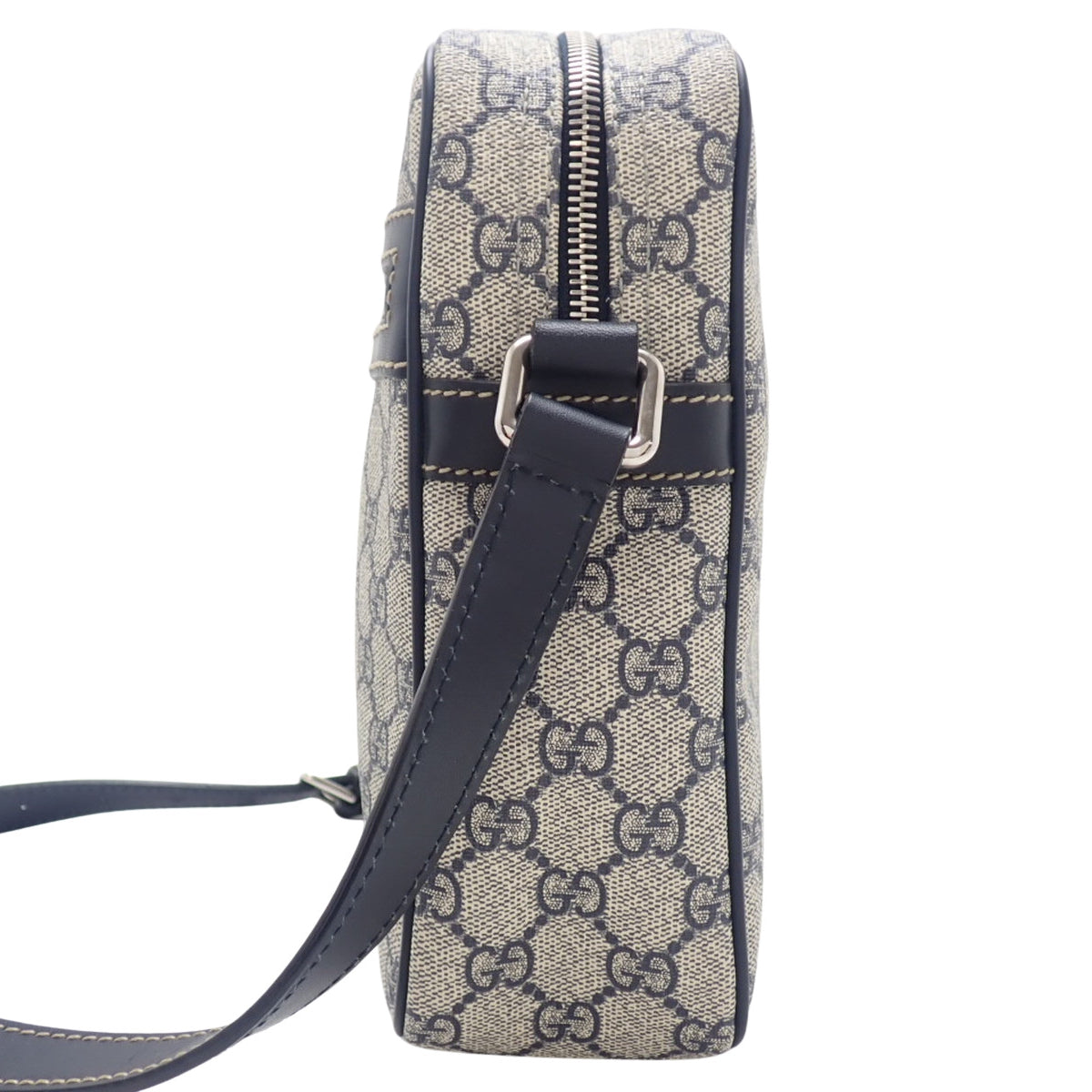 GGスプリーム ショルダーバッグ ネイビー ベージュ 233268