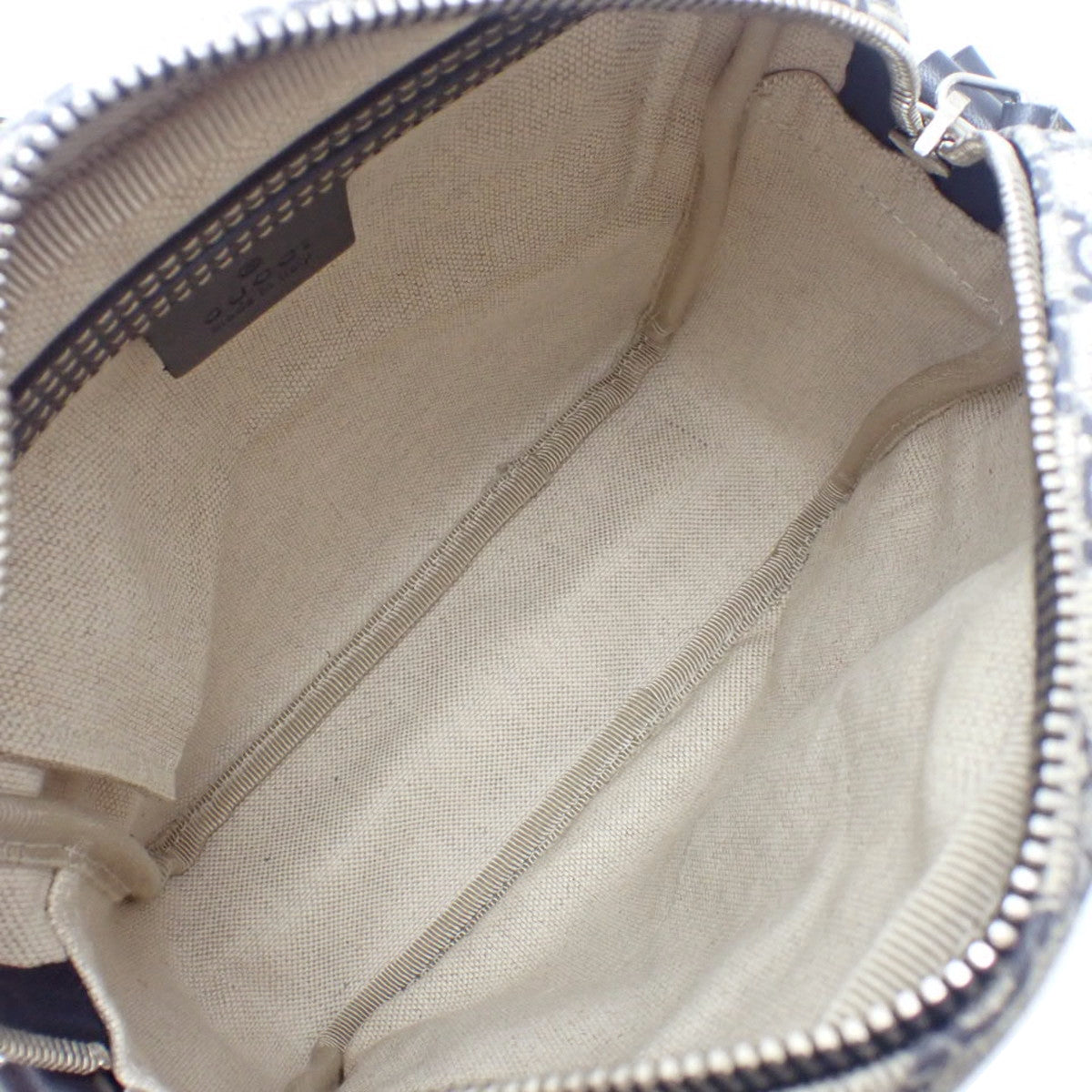 GGスプリーム ショルダーバッグ ネイビー ベージュ 233268