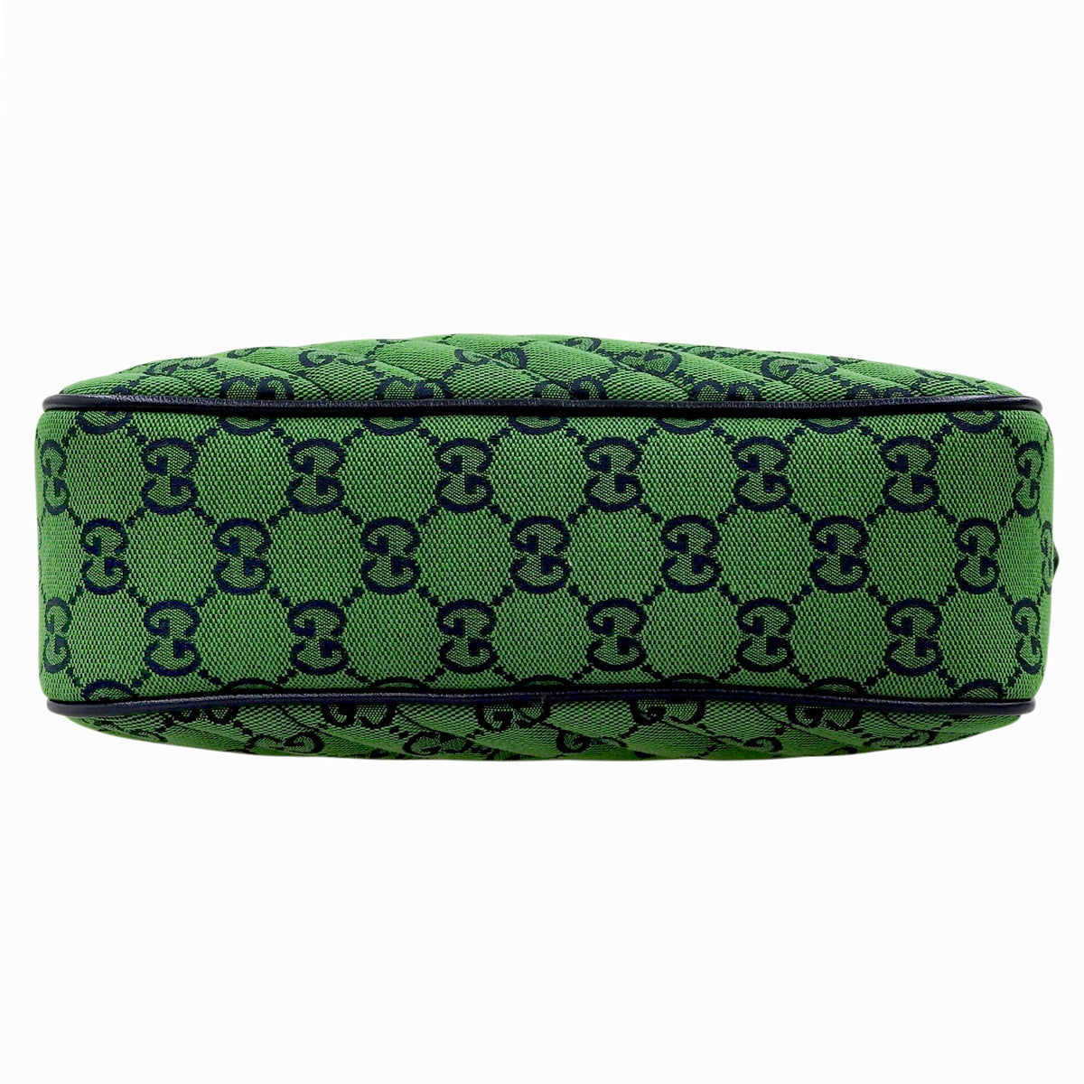 GGマーモント ミニ カメラバッグ GGキャンバス グリーン ネイビー 447632