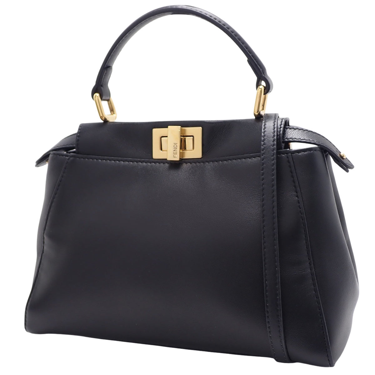 ピーカブー ミニ レザー ブラック