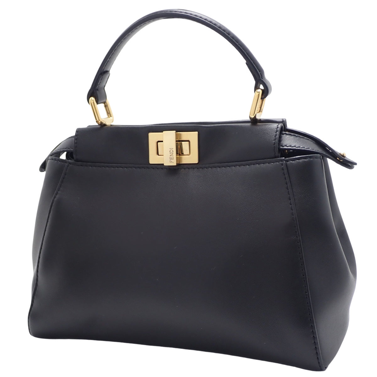 ピーカブー ミニ レザー ブラック