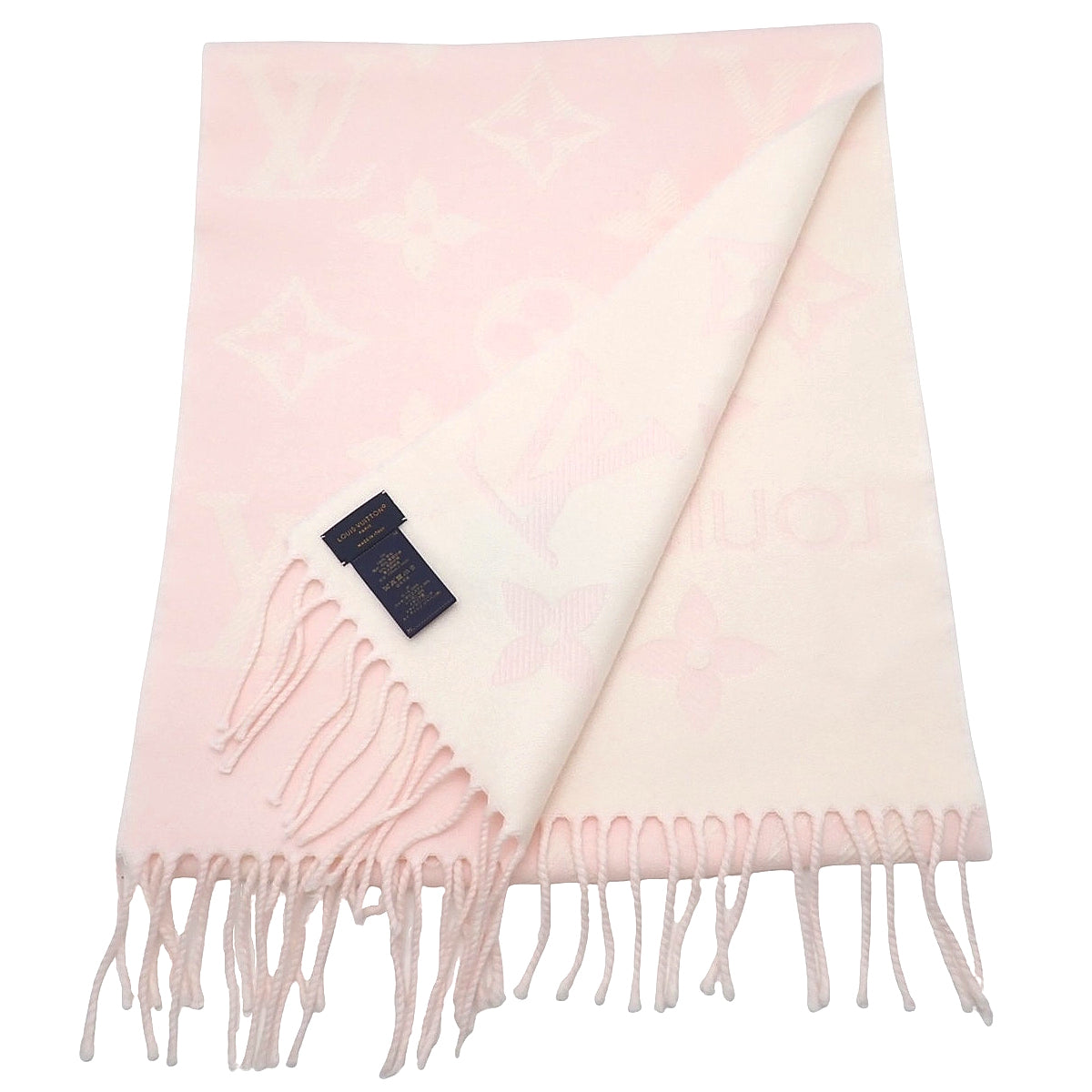 Monogram LV Essential Precious Dragon Fringe Wool Scarf M79522