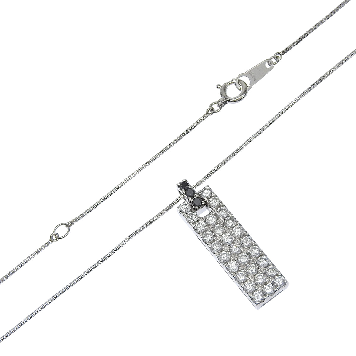 Diamond Pendant D1.00 Platinum Pt900 Platinum Pt850 7.3g