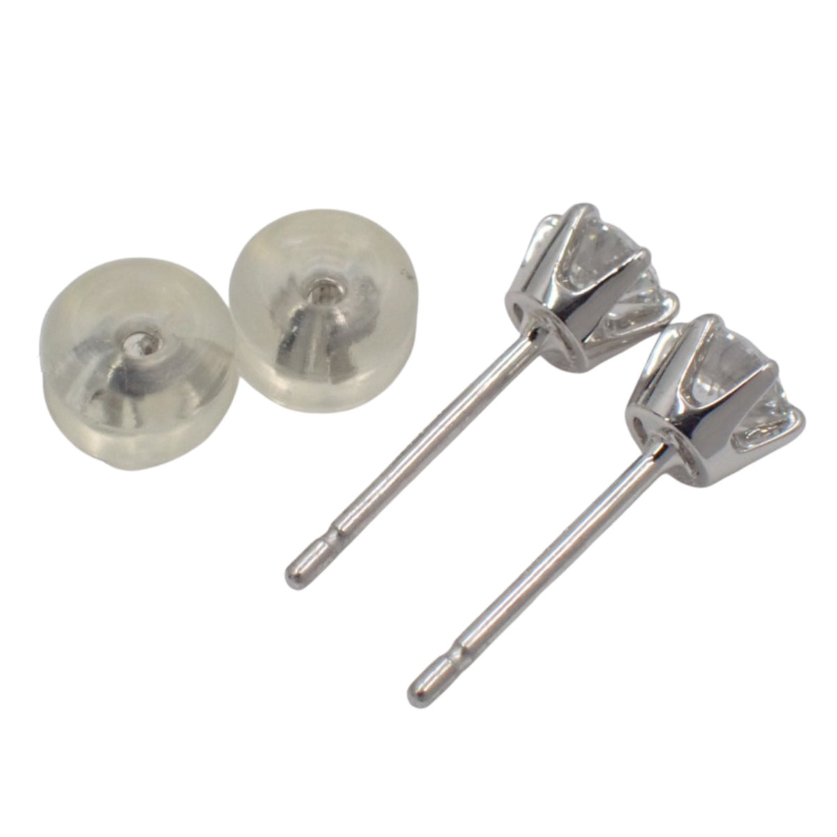 Diamond earrings D0.228/D0.229 Platinum Pt900 0.9g