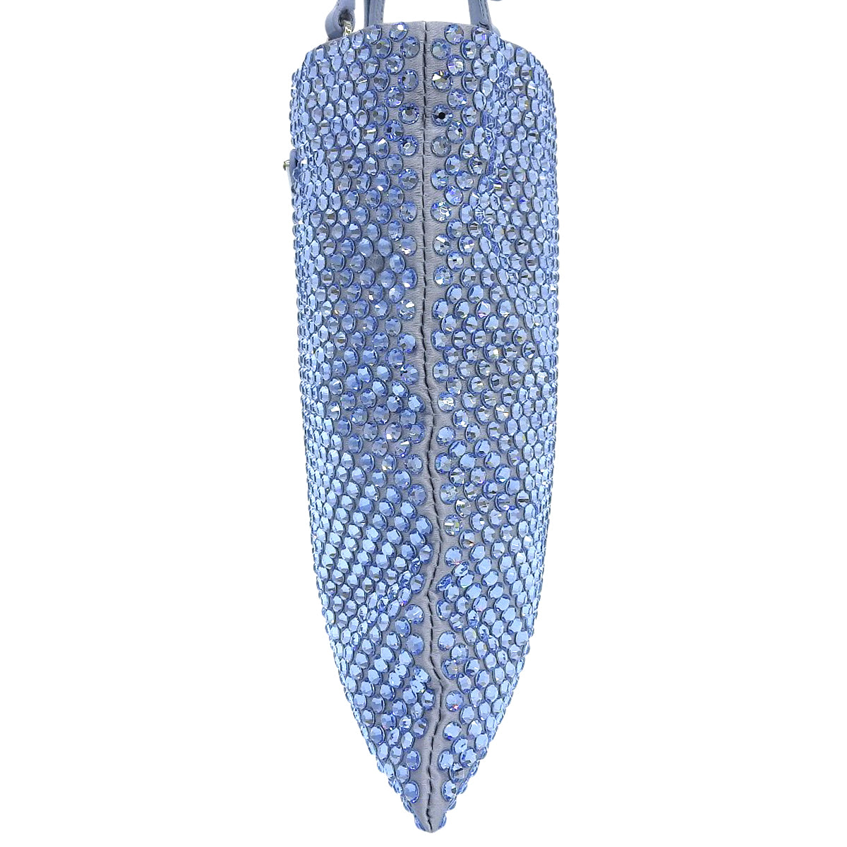 三角ロゴ ミニバッグ サテン クリスタル CELESTE セレステ 1BA253