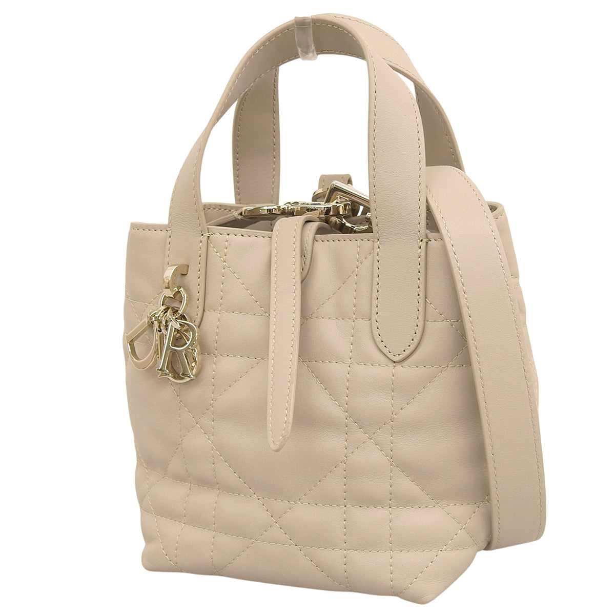 マクロカナージュ トゥジュール バーティカル ナノ トートバッグ ベージュ S6100OSNW_M51U