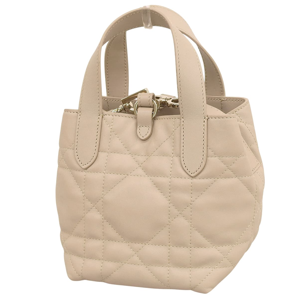 マクロカナージュ トゥジュール バーティカル ナノ トートバッグ ベージュ S6100OSNW_M51U