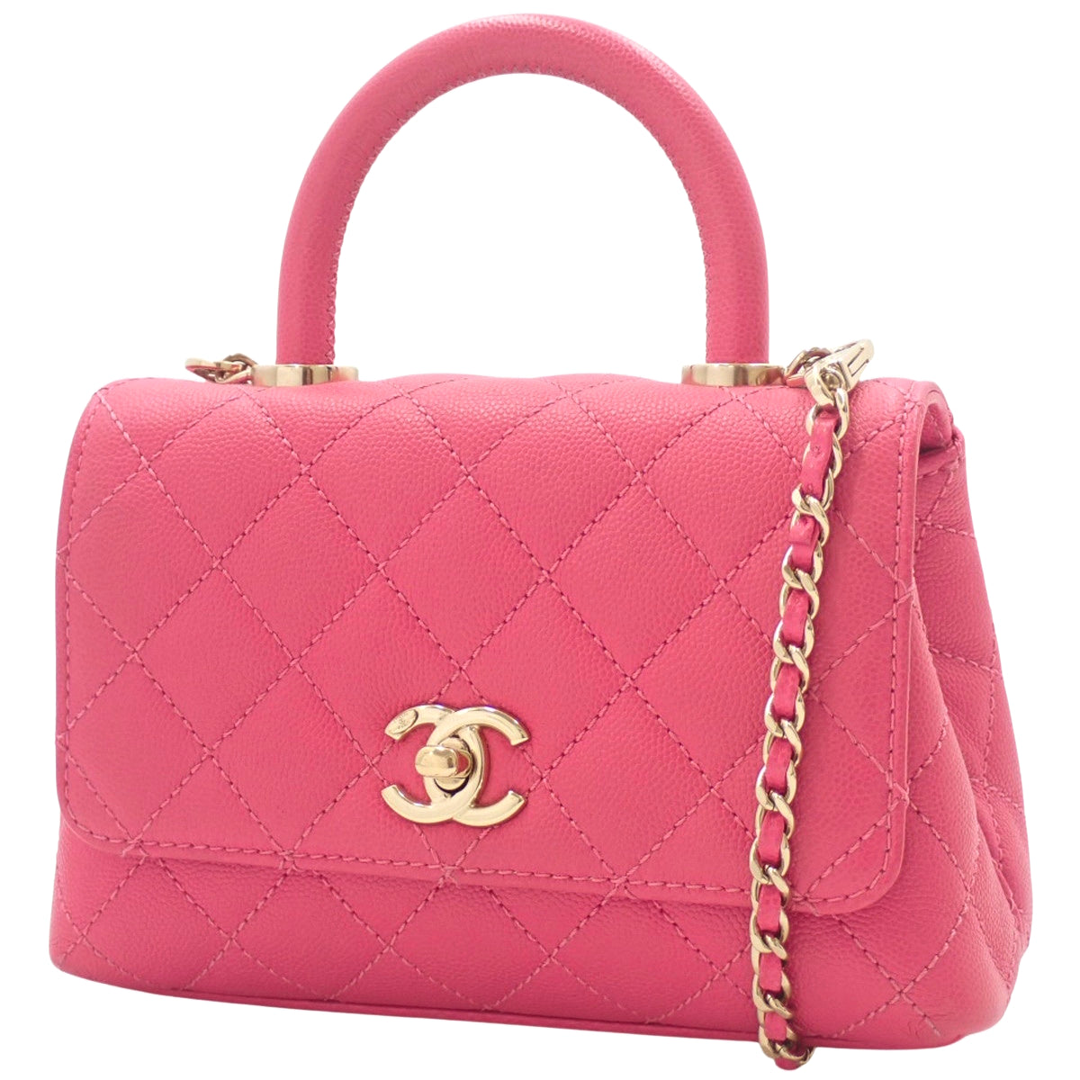 マトラッセ ココハンドル19 XXS キャビアスキン ピンク AS2215