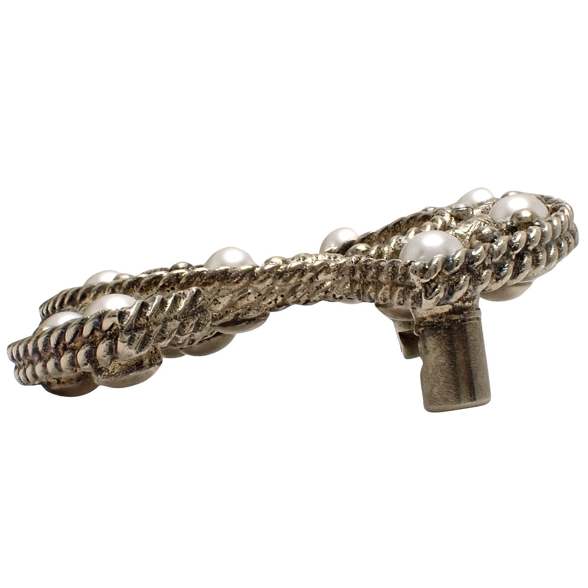 ココマーク パール ブローチ メタル(GP) フェイクパール ラインストーン