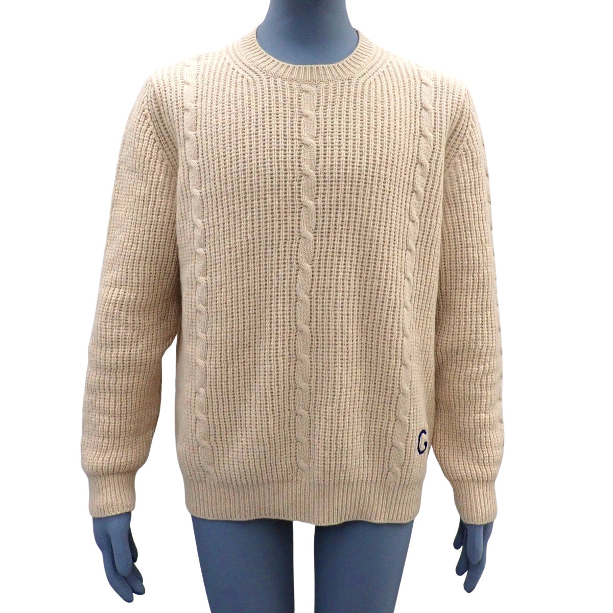 GGロゴ ワッフルニット XL