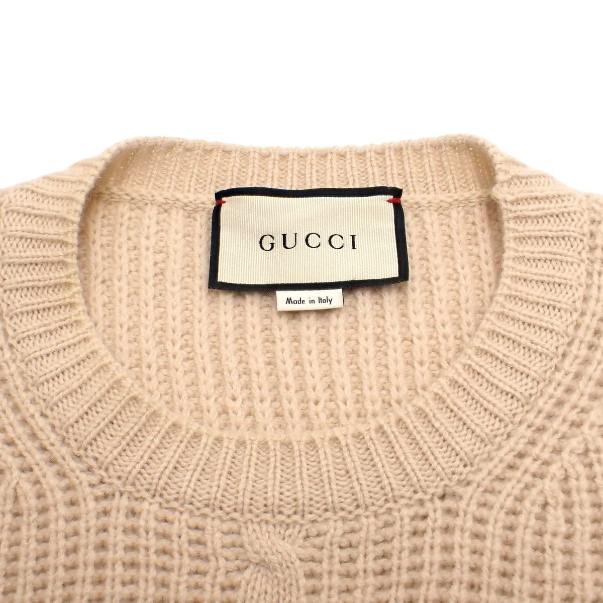 GGロゴ ワッフルニット XL