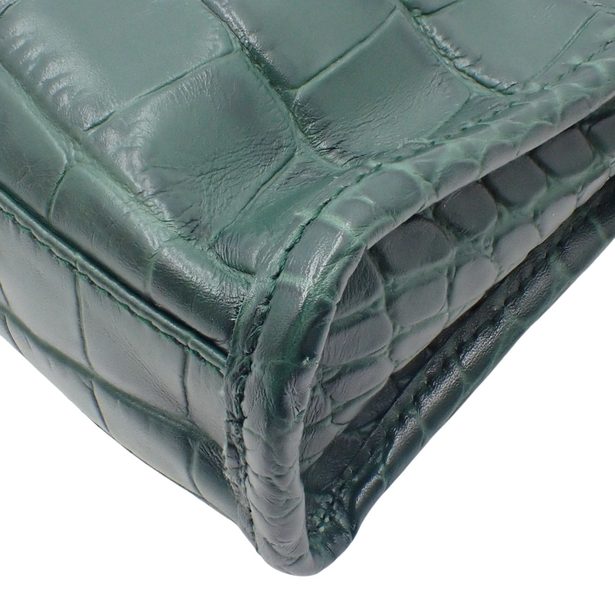 クラシック ナノ シティ レザー グリーン 505982