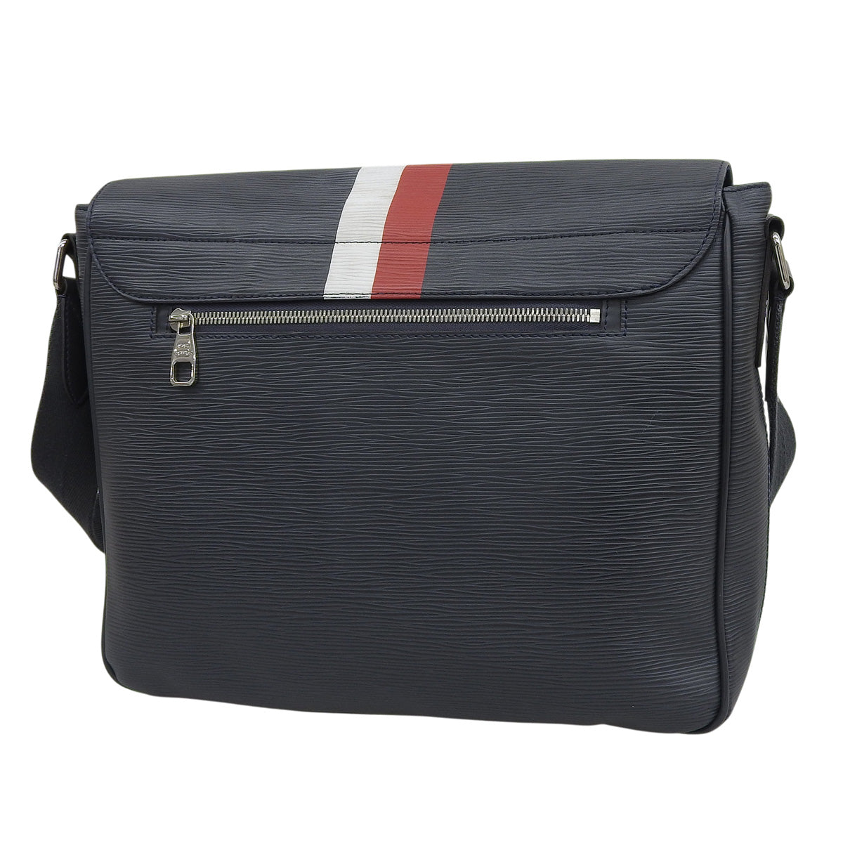 エピ クリストファー・メッセンジャー エピレザー ネイビー ホワイト レッド