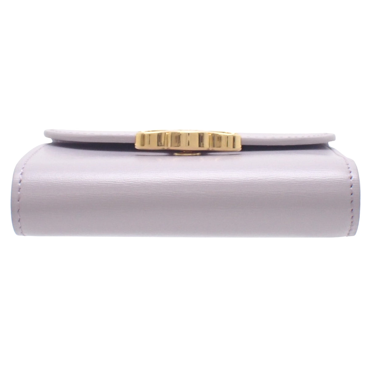 スモール ウォレット トリオンフ シャイニーカーフスキン パープル