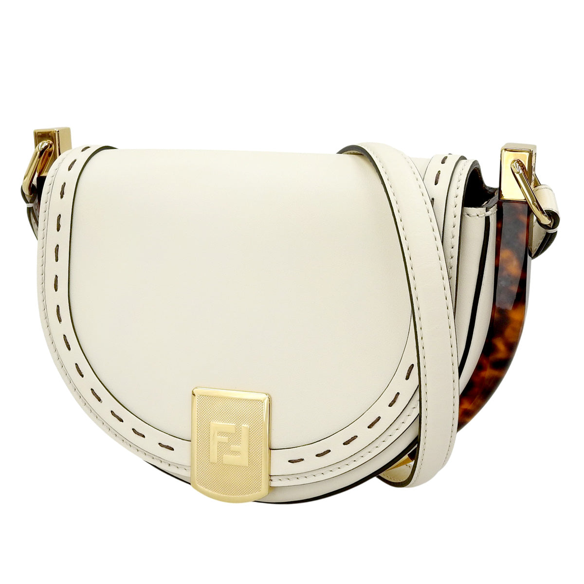 ムーンライト ショルダーバッグ レザー ホワイト 8BT346