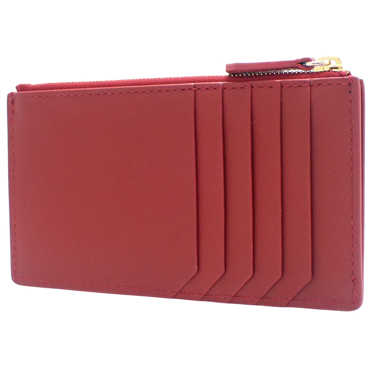 Garland de Cartier Fragment Case in Calfskin, Bordeaux and Gold (L3001721)