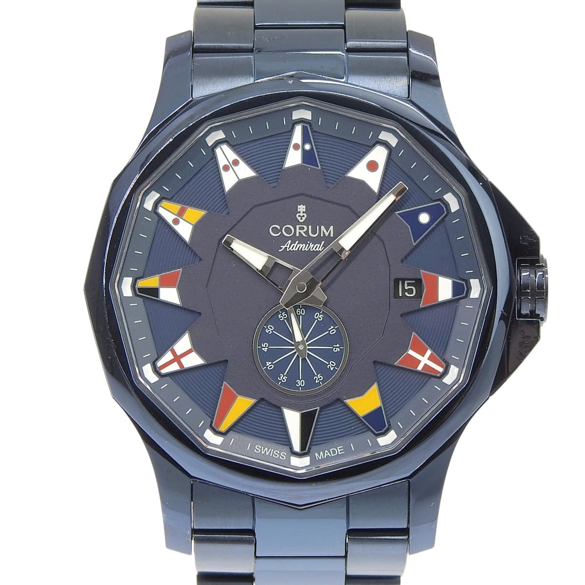 アドミラル レジェンド42 395.103.98 SS ブルー 自動巻き メンズ