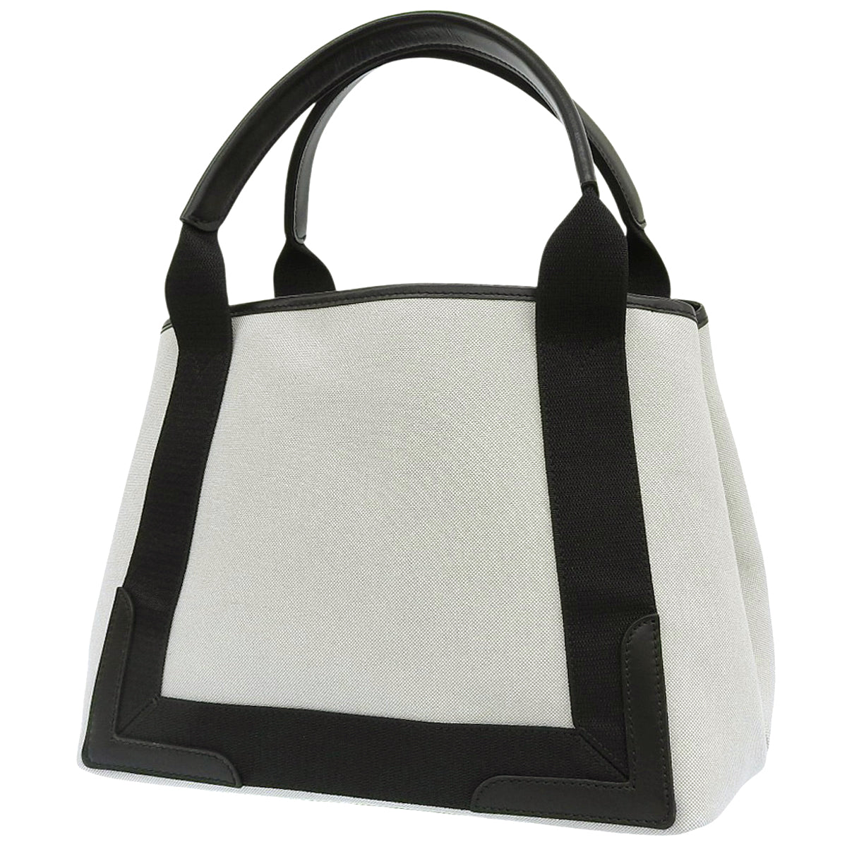 NAVY CABAS S Cotton Canvas Natural/Black 339933