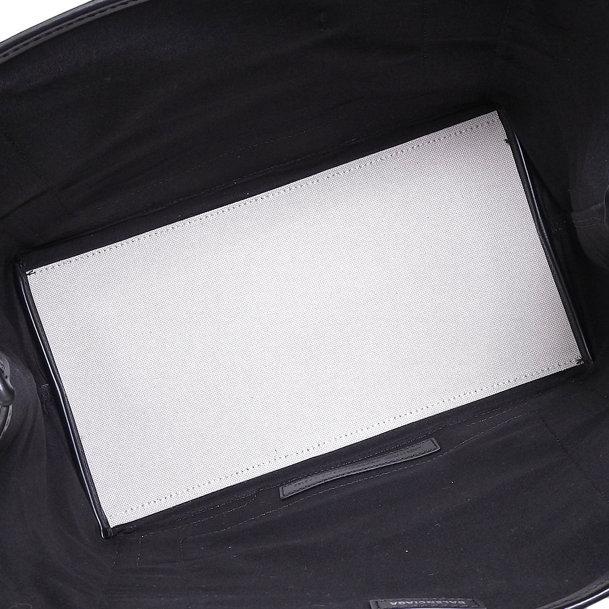 NAVY CABAS S ネイビーカバス コットンキャンバス Natural/Black 339933