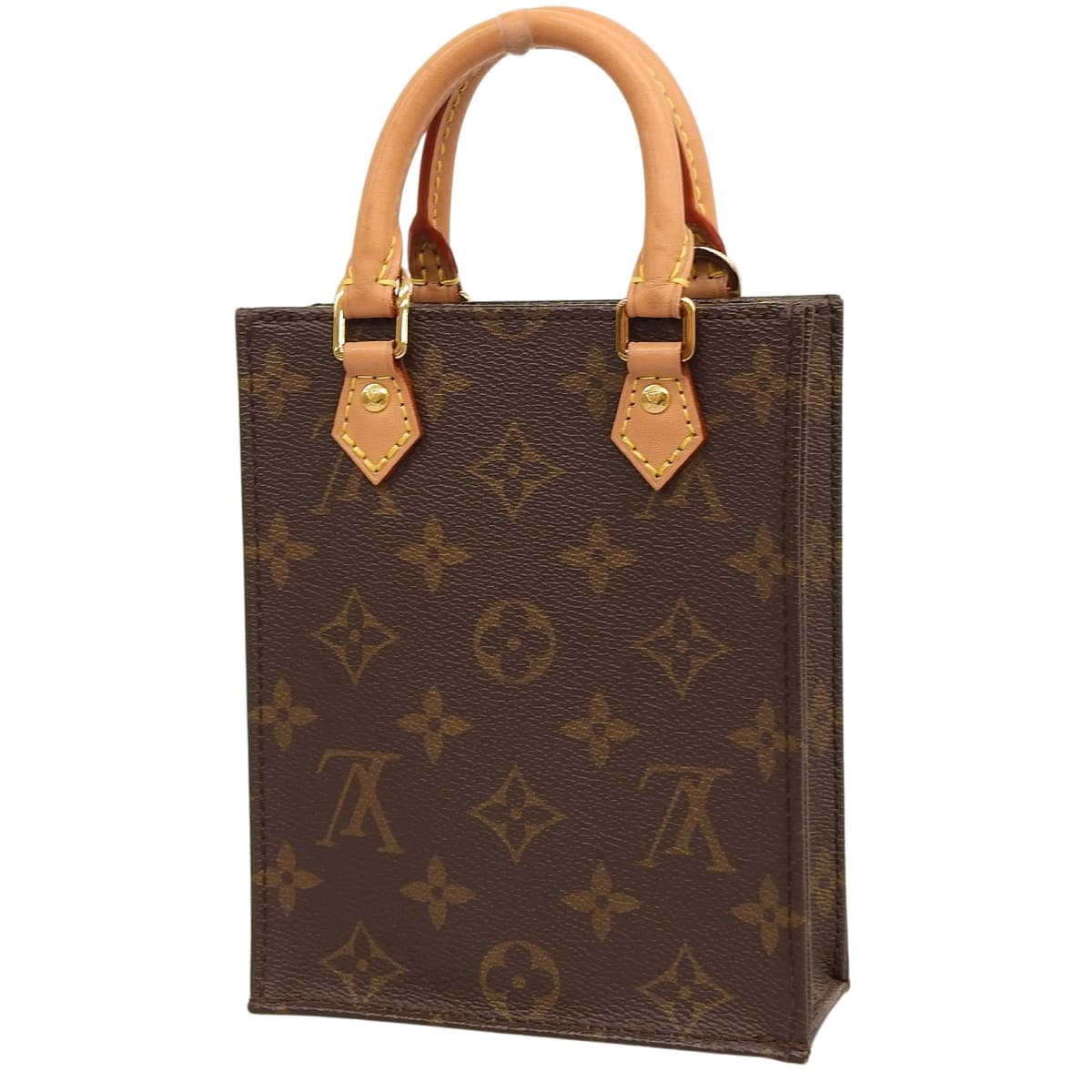 モノグラム プティット･サックプラ ブラウン M81295