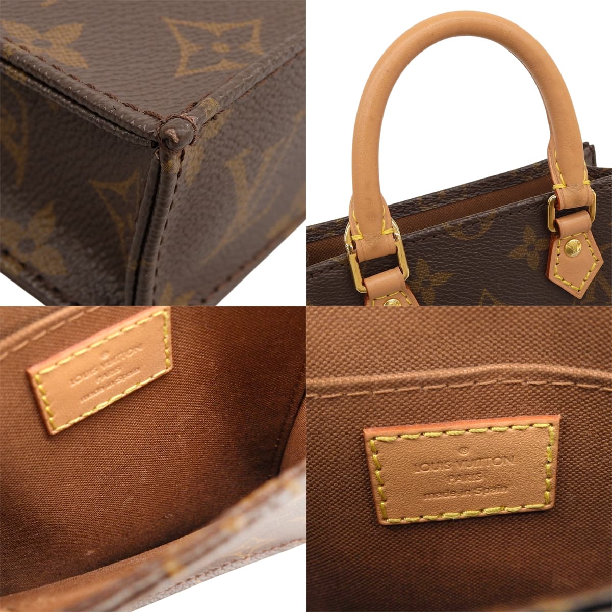 Monogram Petite Sac Plat Brown M81295