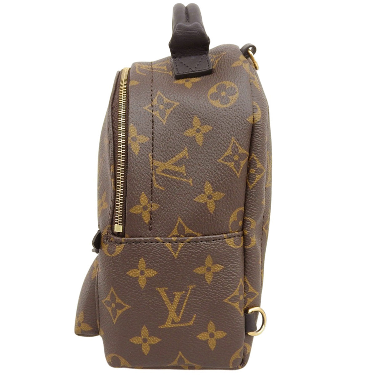 Monogram Palms Springs 双肩包 MINI 老花帆布 棕色 M44873