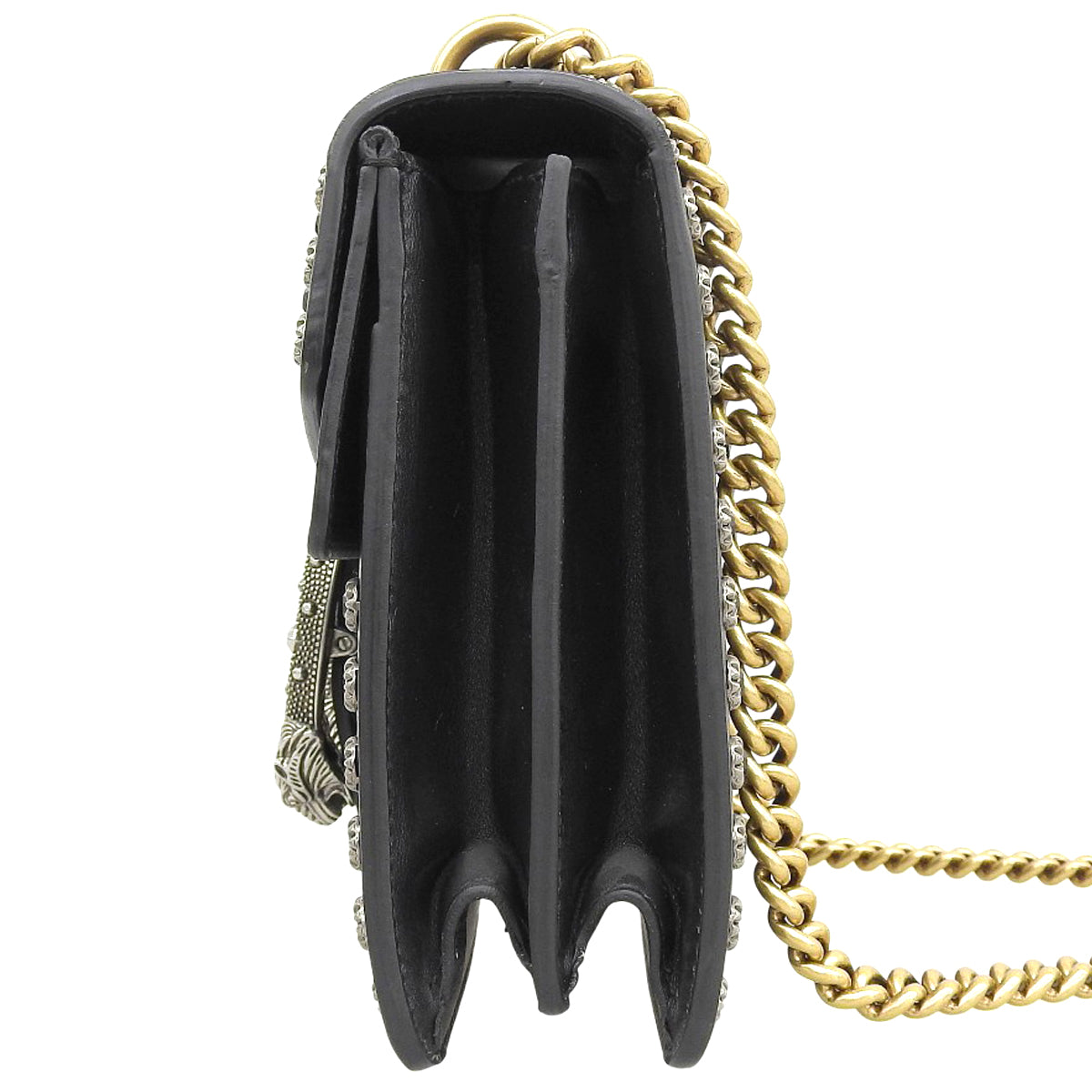 ディオニュソス スモールショルダーバッグ レザー ブラック 400249