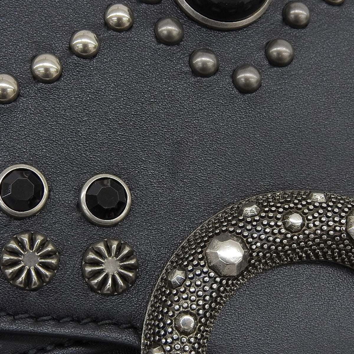 ディオニュソス スモールショルダーバッグ レザー ブラック 400249